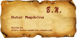 Butor Magdolna névjegykártya